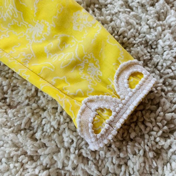 Vintage RARE Lilly Pulitzer - Women’s 60s Long Sleeve Dress with Lace Trim - Picture 6 of 8